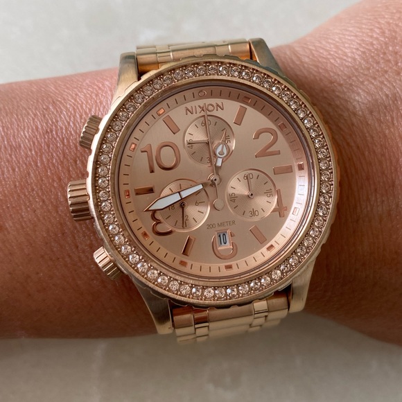 Nixon Accessories - NIXON Rose Gold Watch